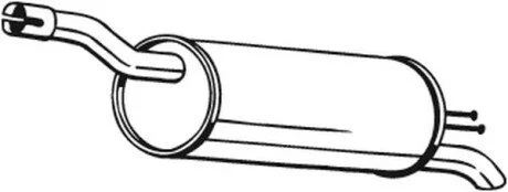 Глушник вихлопних газів (кінцевий) BOSAL 148343