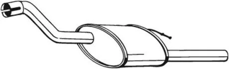 Глушник вихлопних газів (кінцевий) BOSAL 154313