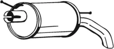 Глушник вихлопних газів (кінцевий) BOSAL 154511