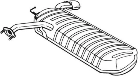 Глушник вихлопних газів (кінцевий) BOSAL 169039 (фото 1)