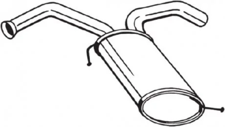 Задний. глушитель,выпускная сист. BOSAL 169-075
