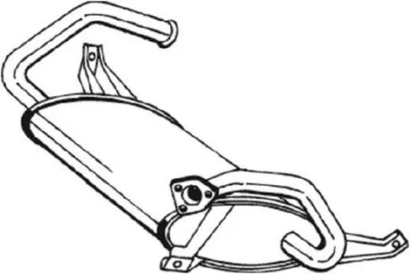 Глушник вихлопних газів (кінцевий) BOSAL 177275