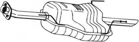 Задний. глушитель,выпускная сист. BOSAL 185-605 (фото 1)