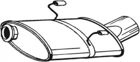 Задний. глушитель,выпускная сист. BOSAL 190-317