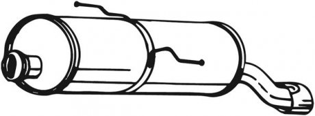 Задний. глушитель,выпускная сист. BOSAL 190-603 (фото 1)