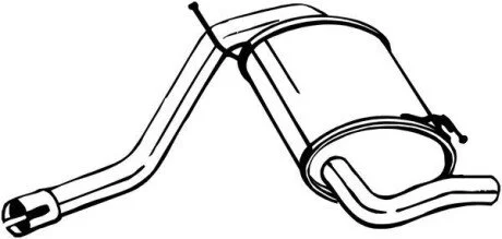 Задній. глушник,випускна сист. BOSAL 200-113