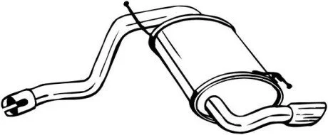Задній. глушник,випускна сист. BOSAL 200-251