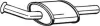 Глушитель передний RENAULT TWINGO 01-12 200-811