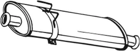 Центр. глушник,випускна сист. BOSAL 200-825