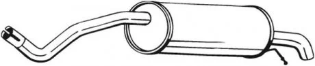 Задний. глушитель,выпускная сист. BOSAL 220-011
