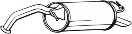 Задний. глушитель,выпускная сист. BOSAL 228-475