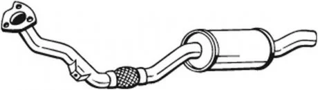 Передний глушитель, выпускная сист BOSAL 233-073