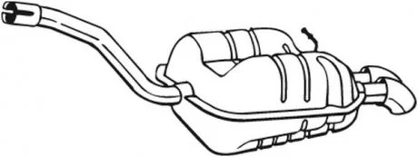 Задний. глушитель,выпускная сист. BOSAL 233-187