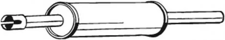 Центр. глушник,випускна сист. BOSAL 233-309