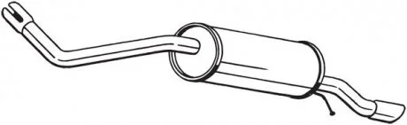 Задний. глушитель,выпускная сист. BOSAL 233-569