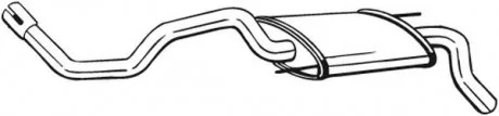 Задний. глушитель,выпускная сист. BOSAL 233-605