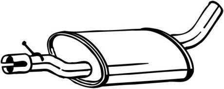 SRODK. AUDI Q3 1.4 TFSI/TSI ACT (10/13-) BOSAL 233613