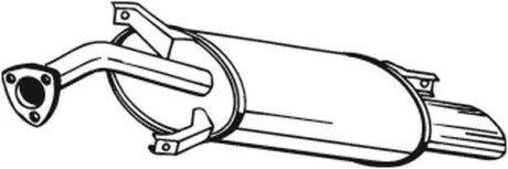 Глушник вихлопних газів (кінцевий) BOSAL 235135