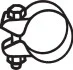 Хомут випускної системи BOSAL 250-348 (фото 1)