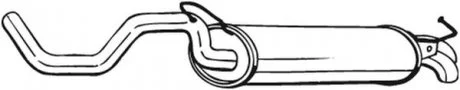 Задний. глушитель,выпускная сист. BOSAL 278-145