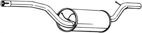 Задний. глушитель,выпускная сист. BOSAL 278-165