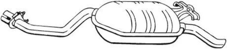 Задній. глушник,випускна сист. BOSAL 278-209