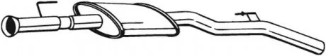 Центр. глушник,випускна сист. BOSAL 278-667