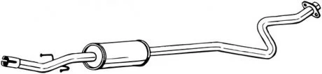 Центр. глушник,випускна сист. BOSAL 279-181