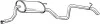 Глушитель задняя часть KIA CEED 06-09 (280-277) BOSAL