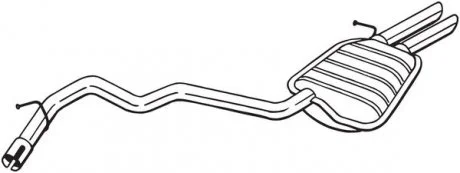 Задний. глушитель,выпускная сист. BOSAL 280-411