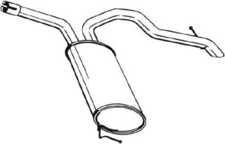 Задній. глушник,випускна сист. BOSAL 281619