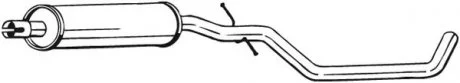 Центр. глушник,випускна сист. BOSAL 281-903
