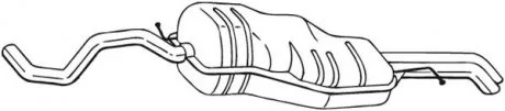 Задний. глушитель,выпускная сист. BOSAL 282-131
