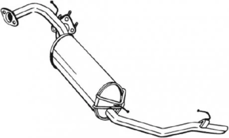 Задній. глушник,випускна сист. BOSAL 282-949