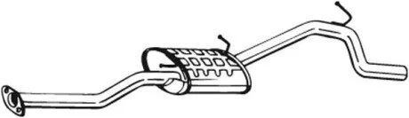 Глушник вихлопних газів (кінцевий) BOSAL 283455