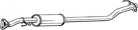 Центр. глушник,випускна сист. BOSAL 284-447