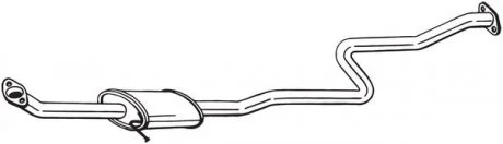 Центр. глушник,випускна сист. BOSAL 284-705