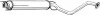 Глушник середня частина OPEL VECTRA B 00-02 (285-409) BOSAL