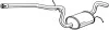 TLUMIK BOSAL SRODK.  SKODA OCTAVIA 1.6 TDI  (06/09-03/13) SZT BOSAL 285461