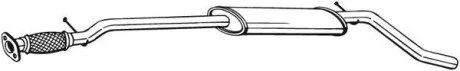 Глушник системи випуску (середній) BOSAL 286325