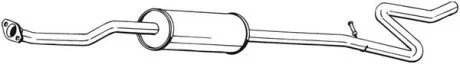 Центр. глушник,випускна сист. BOSAL 287-089