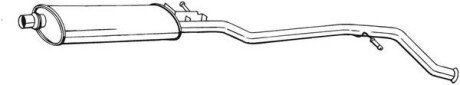 Глушник системи випуску (середній) BOSAL 287093