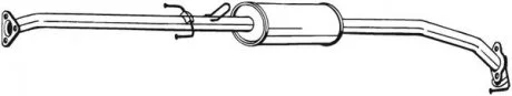 Центр. глушник,випускна сист. BOSAL 289-033