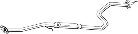 Глушник системи випуску (середній) BOSAL 292119
