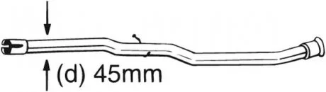Випускна труба BOSAL 889-175