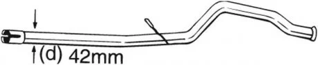 Випускна труба BOSAL 889-183