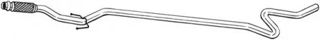 Труба вихлопного газу BOSAL 975-001