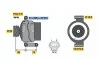 Генератор 2.0DI-TDCI 105A (0 124 415 031) 0124415032