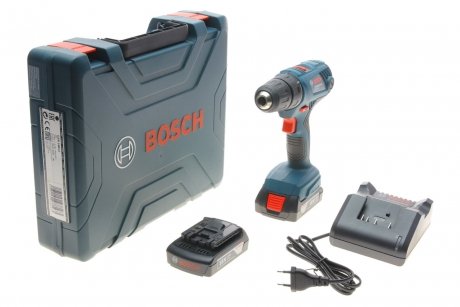АК.ДРИЛЬ-ШУРУП GSR 180-LI 2 x 2,0Ah 0 601 9F8 109 BOSCH 06019F8109 (фото 1)