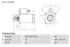 Стартер BOSCH 0 986 010 590 (фото 1)